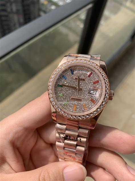 fake iced out hublot|fully iced out rolex watch.